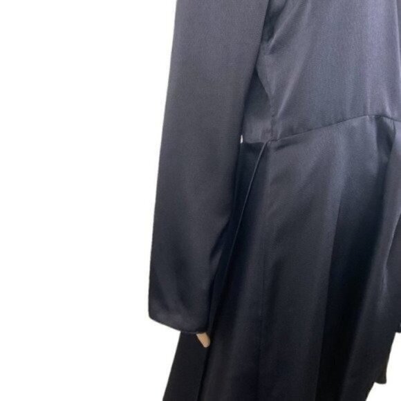 NWT Joie MilTona B Wrap Dress Midnight size Large Wrap front with Self Tie close - Picture 8 of 13